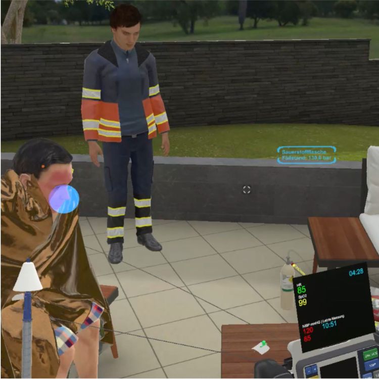 Durch VR können immer neue Szenarien in immer neuen Umgebungen trainiert werden