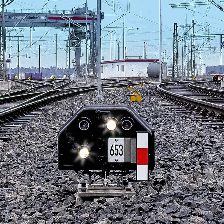 Rangierstellwerk, z.B. um Güterzüge zu koppeln